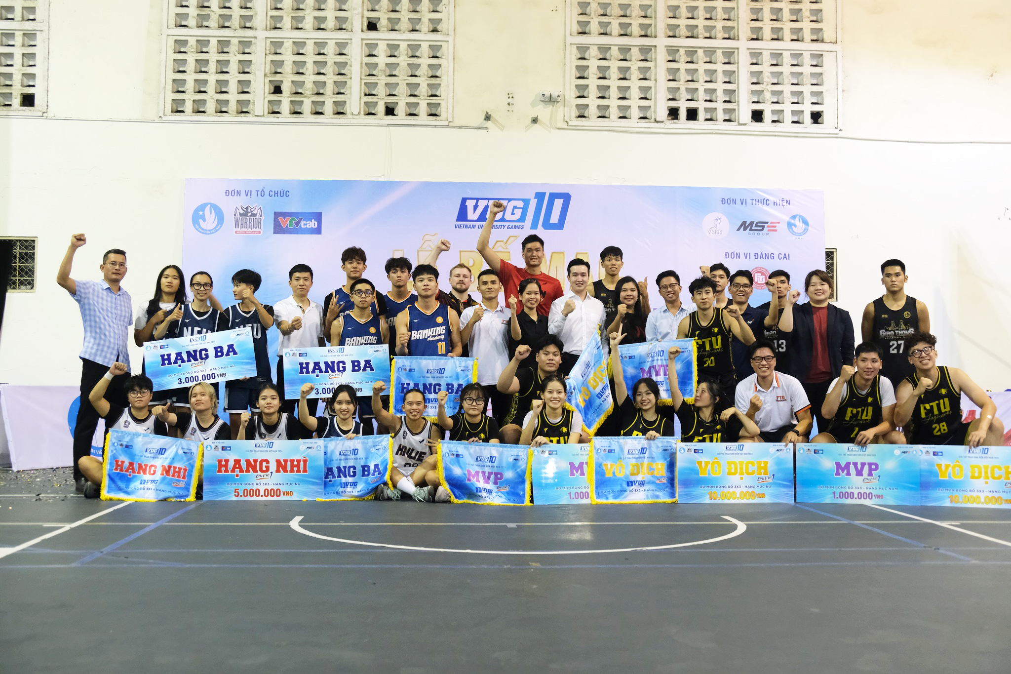 VUG X: Bế mạc bộ môn bóng rổ 3×3 và nhảy đối kháng khu vực 1