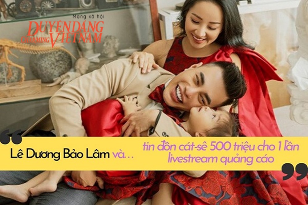 Lê Dương Bảo Lâm lên tiếng về tin đồn cát-sê nửa tỉ cho 1 lần livestream quảng cáo