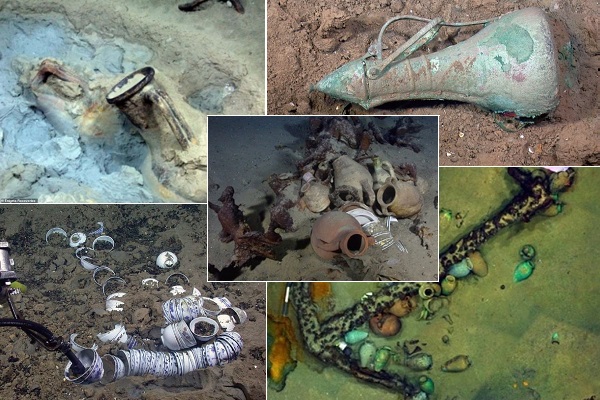 Phát hiện ‘kho báu’ khổng lồ từ 12 xác tàu đắm dưới Địa Trung Hải