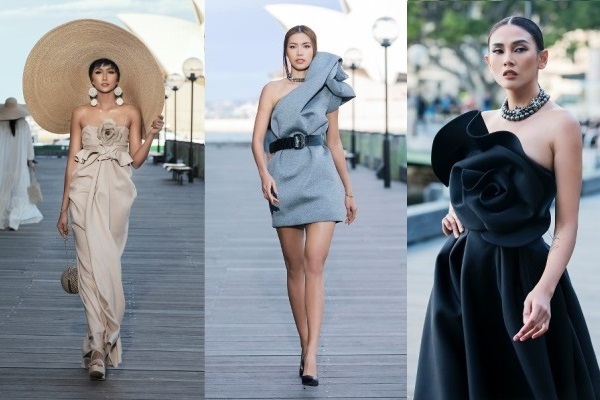 Hoa hậu H’Hen Niê và các người đẹp tỏa sáng trong BST của Đỗ Mạnh Cường