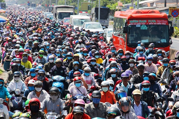 Việt Nam đạt hơn 96 triệu người, đông dân thứ 15 trên thế giới