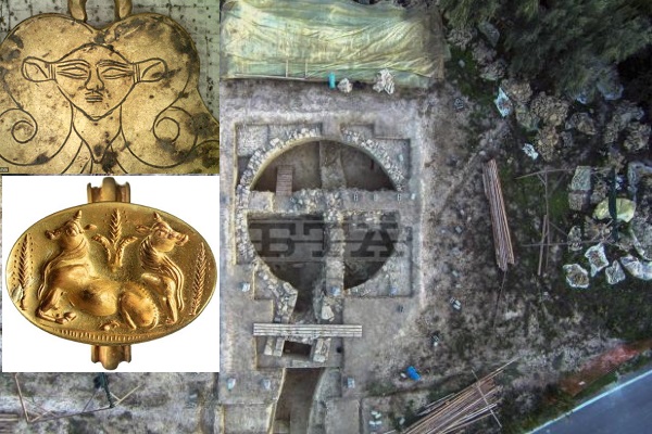 Khám phá 2 ngôi mộ cổ chứa hàng nghìn miếng vàng lá