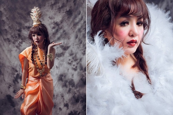 Danh hài Thúy Nga hoá thành Kuman Thong?