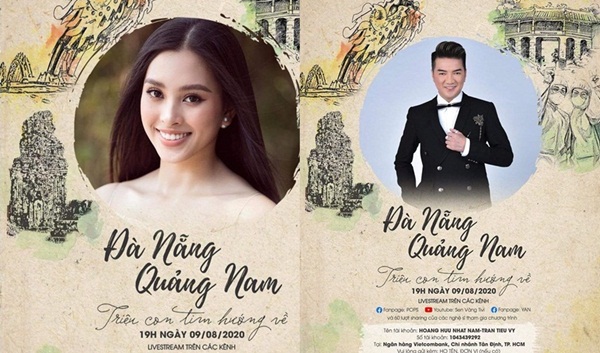Hoa hậu Tiểu Vy, Đàm Vĩnh Hưng  cùng 50 nghệ sĩ hướng về Đà Nẵng – Quảng Nam