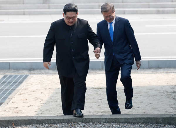 Giây phút lịch sử trên bán đảo Triều Tiên