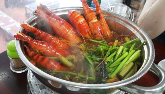 Đã thèm lẩu tôm càng Trần Nhân Tôn