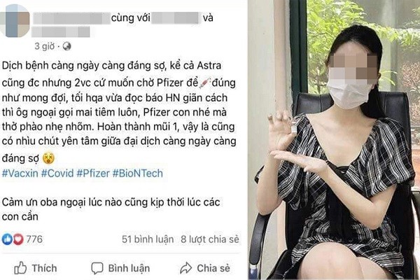 Thanh tra Bộ Y tế đề nghị xử lý đưa tin sai sự thật vụ ‘hoa khôi tiêm vắc xin không cần đăng ký’