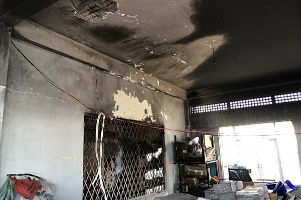 Đà Nẵng – cháy kho hàng gửi nhờ trong chùa