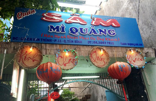 Mì Quảng Sâm đậm đà hương vị miền Trung