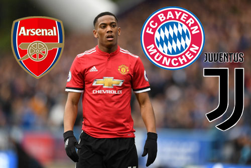 M.U ra giá bán Martial, 3 “đại gia” lập tức vào cuộc