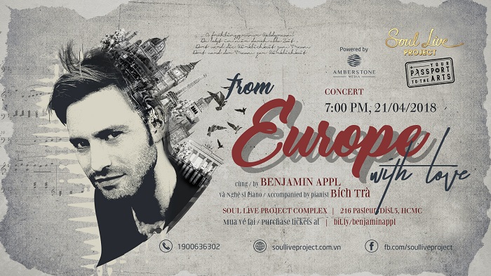 Nghệ sĩ Piano Bích Trà biểu diễn cùng giọng Baritone nổi tiếng người Đức Benjamin