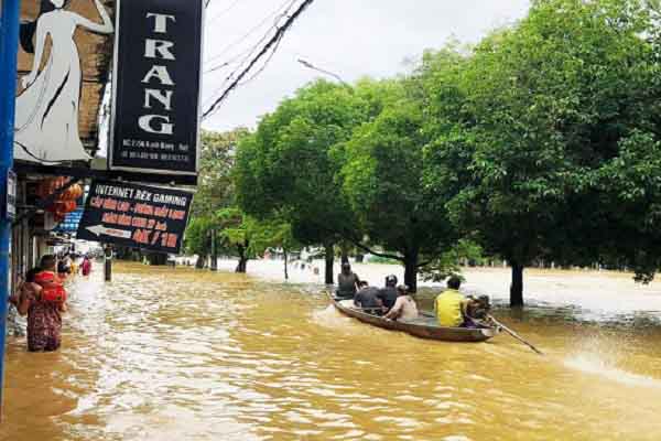 Dự báo mưa lớn và lũ trên sông từ Quảng Bình đến Quảng Ngãi