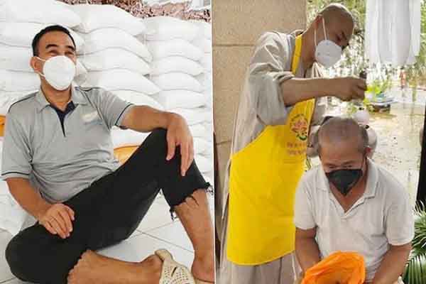 Loay hoay không tìm được đường về nhà, sát giờ giới nghiêm, Quyền Linh vào chùa xin tá túc