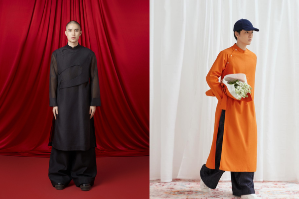 Những mẫu áo dài mới lạ giúp phái nam tăng vẻ đẹp trai trong ngày Tết