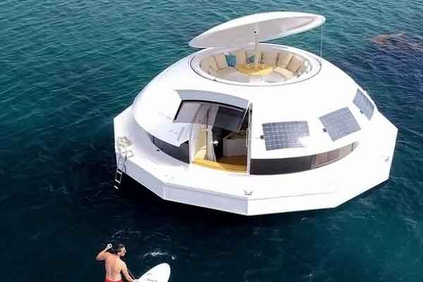 Thiết kế nhà nổi thân thiện môi trường đầu tiên trên thế giới lấy cảm hứng từ James Bond