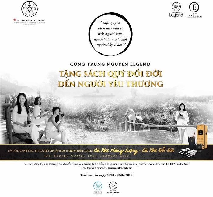 Cùng Trung Nguyên Legend tặng sách quý đến người yêu thương