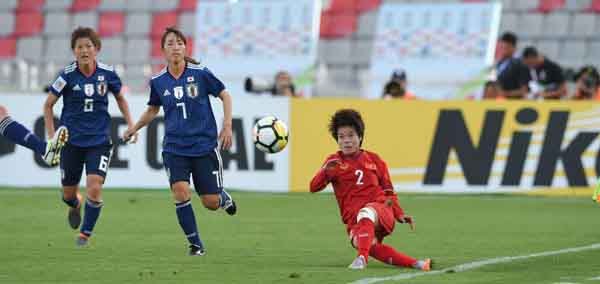 Đấu trường châu Á quá sức với tuyển nữ Việt Nam