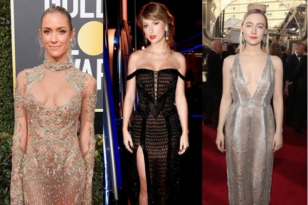 Nhìn lại những bộ váy xuyên thấu ấn tượng tại Quả Cầu Vàng 2019