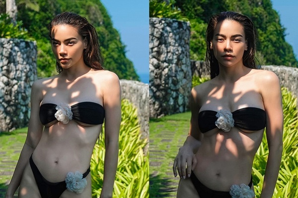 Sau pha ‘lên đồ’ đẳng cấp, Hồ Ngọc Hà tiếp tục ‘đốt mắt’ với bikini nhỏ xíu 