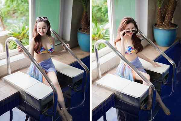 Vy Oanh ‘đốt mắt’ người hâm mộ khi diện bikini khoe vóc dáng nóng bỏng