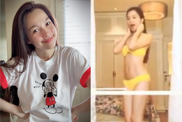 Hiền Thục tự tin khoe vẻ quyến rũ khi diện bikini 2 mảnh