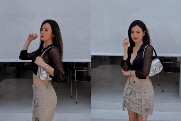 ‘Cô giáo’ Midu táo bạo khi mặc áo xẻ ngực sâu 