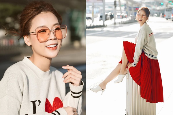 Style thời trang sân bay của Sam được fans khen ngợi hết lời