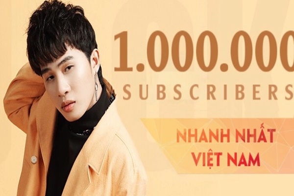 Jack đạt nút vàng YouTube chỉ trong 7 ngày