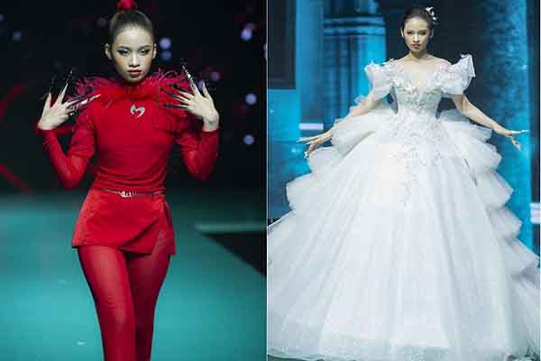 Mẫu nhí 13 tuổi hóa cô dâu lộng lẫy với váy cưới 8 tầng ‘khổng lồ’ nặng hơn 15kg 