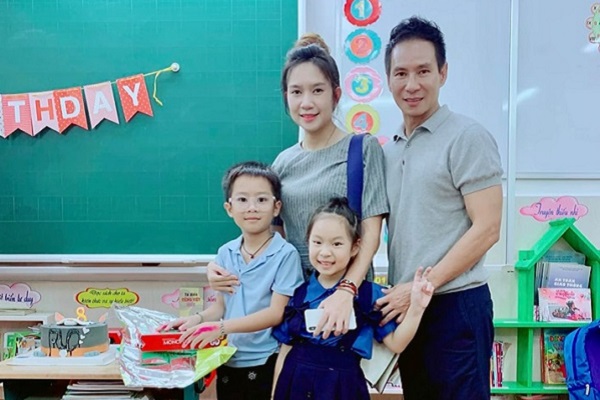 Vợ chồng Lý Hải – Minh Hà tổ chức sinh nhật ấm cúng cho con trai