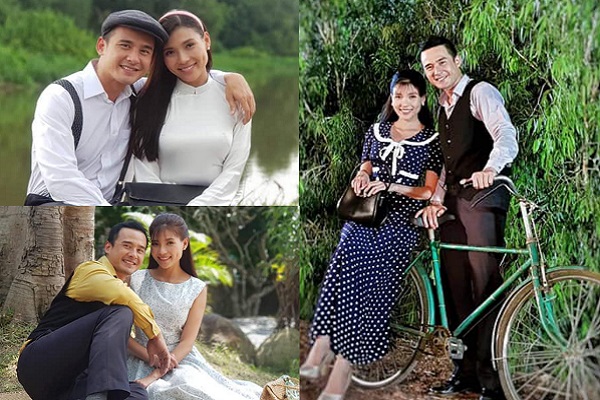 Hậu trường tập cuối phim ‘Dâu bể đường trần’: Thúy Diễm – Lương Thế Thành mặn nồng như mới yêu