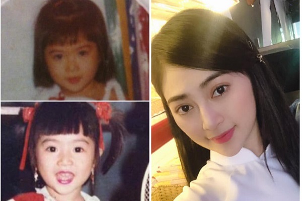 Diễn viên Thanh Trúc đăng ảnh xinh xắn từ bé