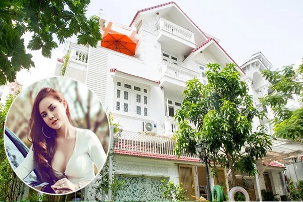 Cây trái sum suê trong biệt thự 1.400 mét vuông của Vy Oanh