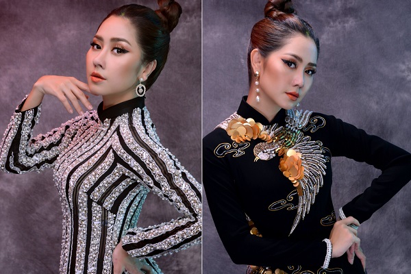 Tường Vi làm mẫu áo dài, tiết lộ quá khứ chỉ mặc đồ cũ của mẹ