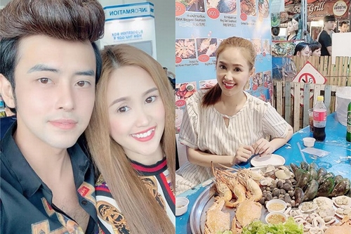 Phương Hằng, Anh Tâm đưa bố mẹ sang Thái Lan khám phá ẩm thực