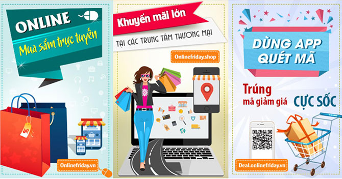 Bắt đầu “mùa khuyến mại” Online Friday với nhiều sản phẩm 0 đồng