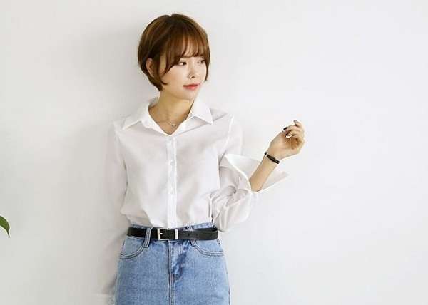 Phối đồ cùng sơ mi trắng không bao giờ lỗi mốt