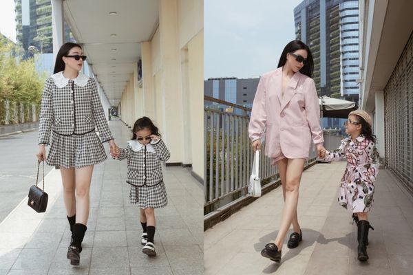 Trà Ngọc Hằng và con gái Sophia hóa ‘quý cô sang chảnh’