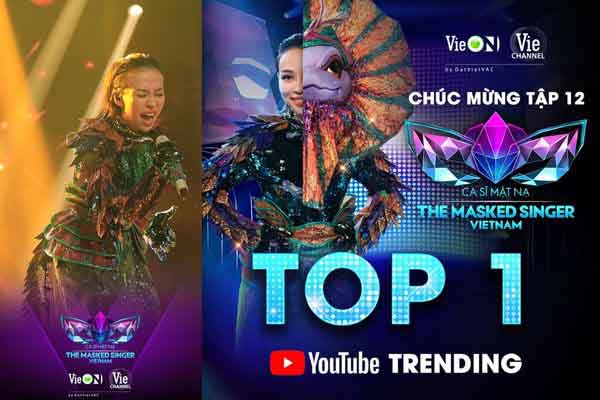 Ca sĩ mặt nạ: Đạt top 1 trending YouTube, lấy trọn nước mắt lẫn nụ cười của khán giả