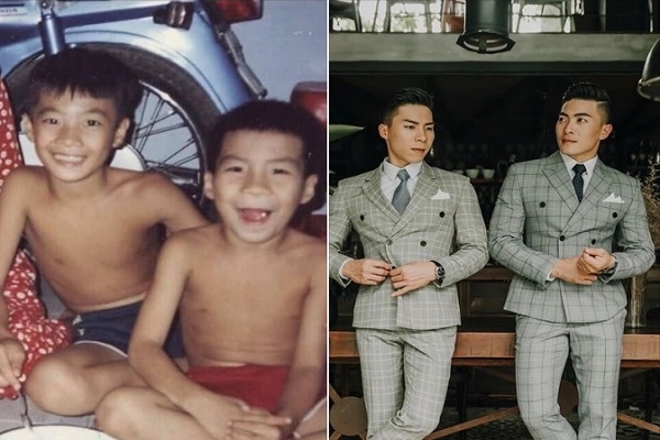 Anh em Quốc Cơ – Quốc Nghiệp khoe ảnh điển trai từ nhỏ