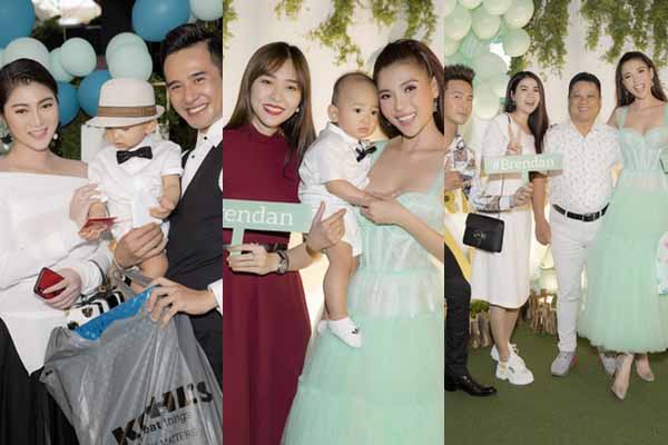 Thanh Trúc –  Kha Ly – Diệp Bảo Ngọc khuấy động tiệc thôi nôi bé Bảo Bảo