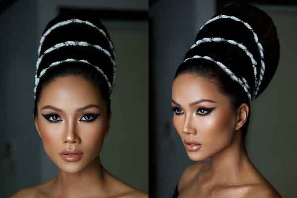 H’Hen Niê đội tóc nặng 3kg làm vedette