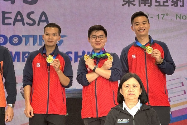 Bắn súng Việt Nam liên tục ‘hái vàng’ tại Giải Vô địch Đông Nam Á lần thứ 45