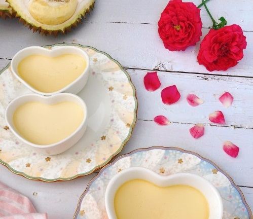 Cùng làm bánh flan hương vị sầu riêng