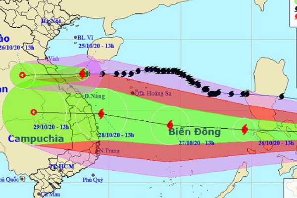 Có thể phải sơ tán gần 1,3 triệu dân do bão số 9