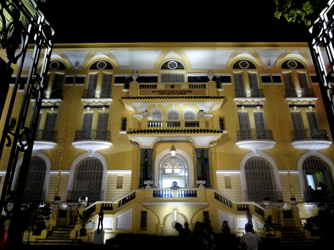 Khánh thành công trình chiếu sáng Bảo tàng Mỹ thuật TP.HCM với kinh phí gần 5 tỷ đồng