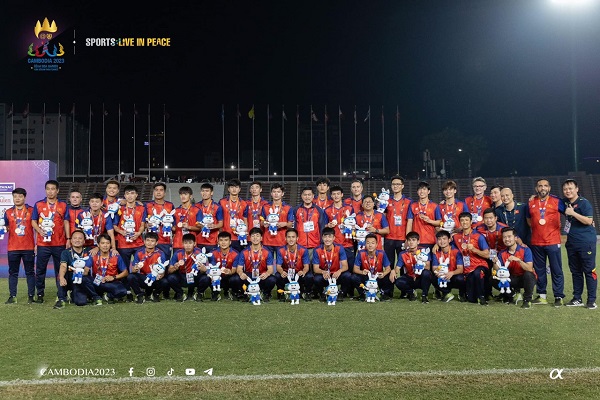 Thắng dễ Myanmar, U.22 Việt Nam giành tấm HCĐ SEA Games 32