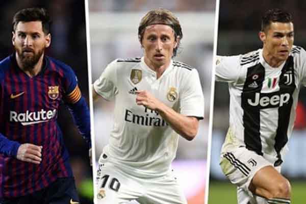 Tiền vệ Luka Modric vượt Ronaldo, Messi giành Quả bóng Vàng 2018