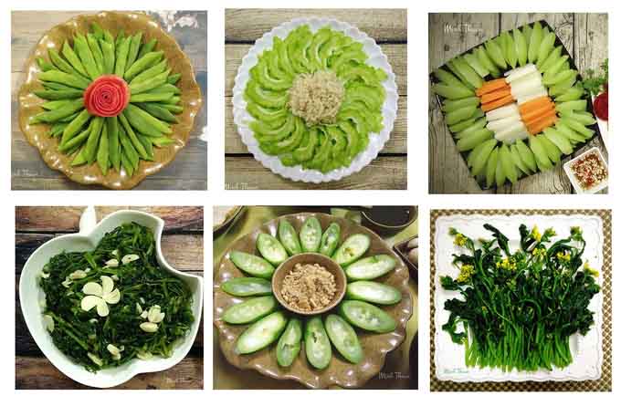 Dù món ăn có đạm bạc vẫn có thể đẹp như tranh