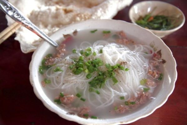 Bún tôm: quà ăn sáng “có một không hai” của người dân xứ Nẫu